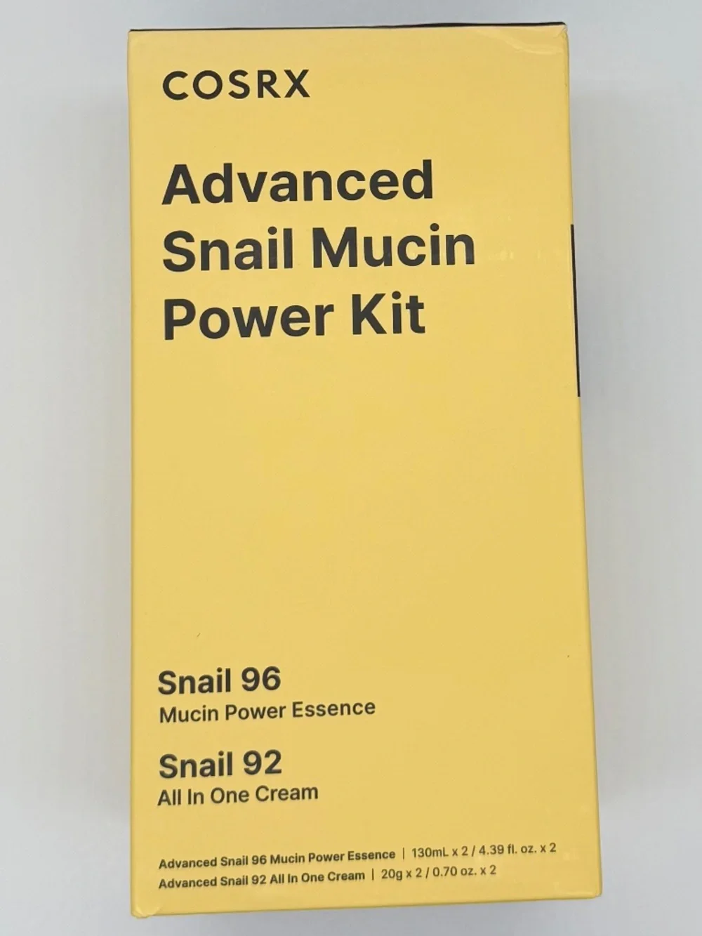 COSRX Advanced Snail Mucin Power Kit 4 Pc Korean Skincare Set New